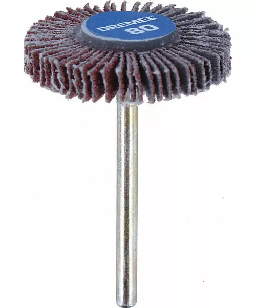 Polissoir à lamelles  Ø28,6mm grain 80 Dremel 504